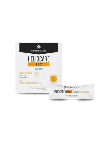 HELIOCARE 360 Junior Oral Sticks (20 sobres)