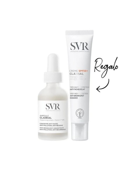 COFRE CLAIRIAL Ampoule Clairial + Creme SPF50+ Clairial REGALO SVR (30ml + 40ml)