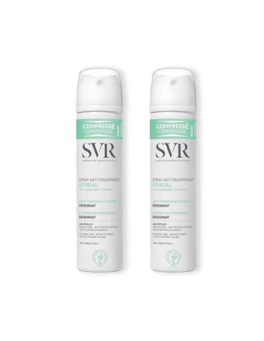 Pack Desodorante Spirial Spray SVR (75 ml)