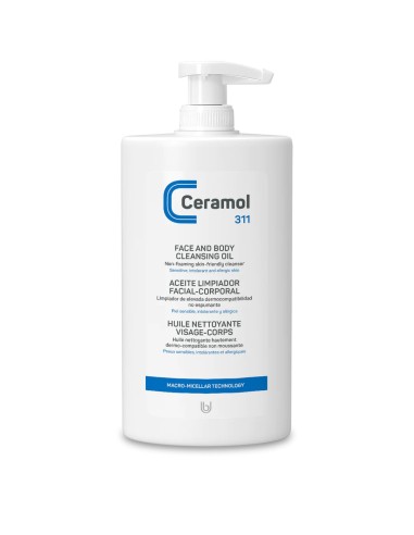 Aceite Limpiador Facial-Corporal Ceramol (400ml)